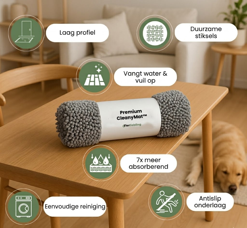 PootSchoon™ Reinigingsmat Systeem