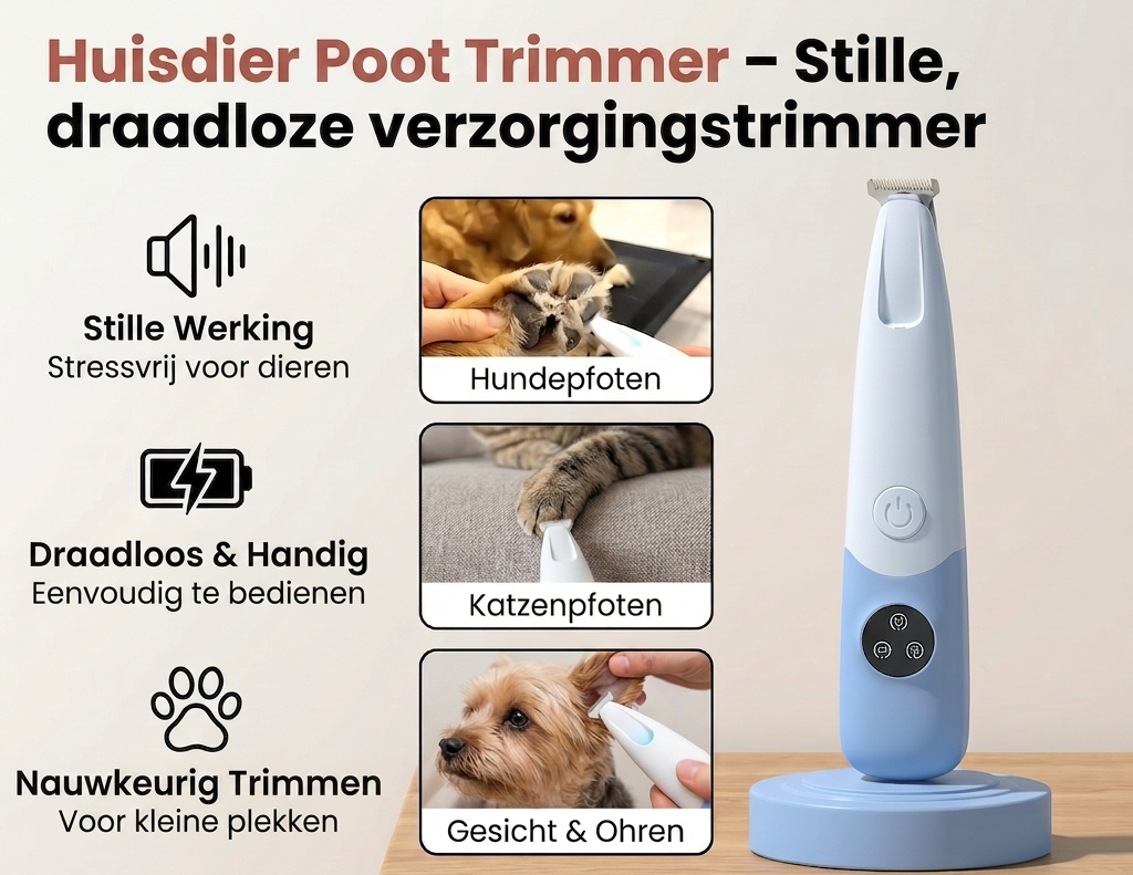PootTrim™ Stille Verzorgingstrimmer